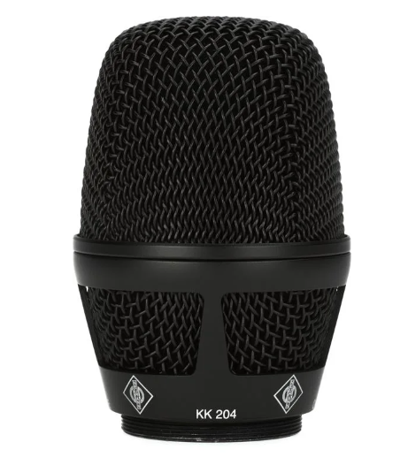 Neumann KK 204 BK Cardioid Microphone Capsule Head for Sennheiser Wireless Handheld Transmitters