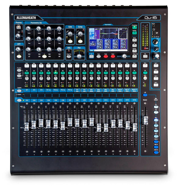 Allen & Heath Qu-16 16-channel Digital Mixer - Chrome Edition